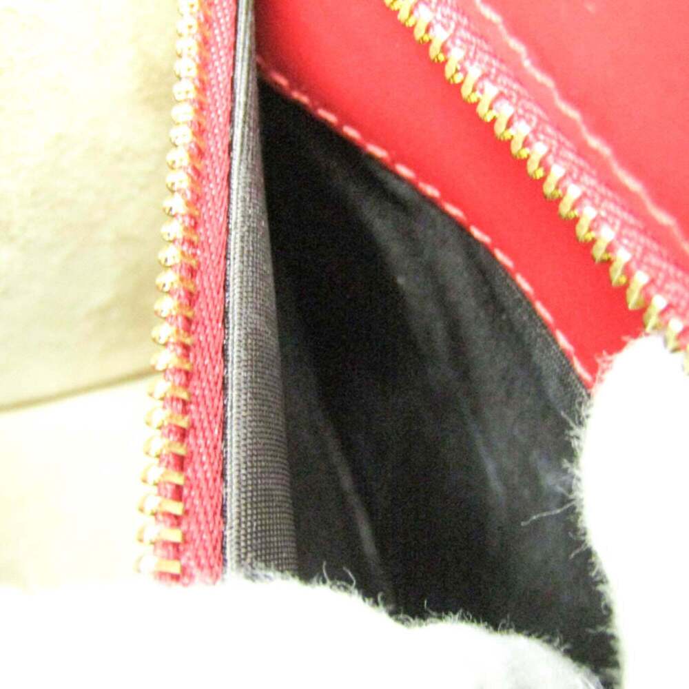 GUCCI Red Leather Sylvie Shoulder Bag - Picture 13 of 14